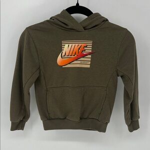 Nike Kids Olive Green Hoodie